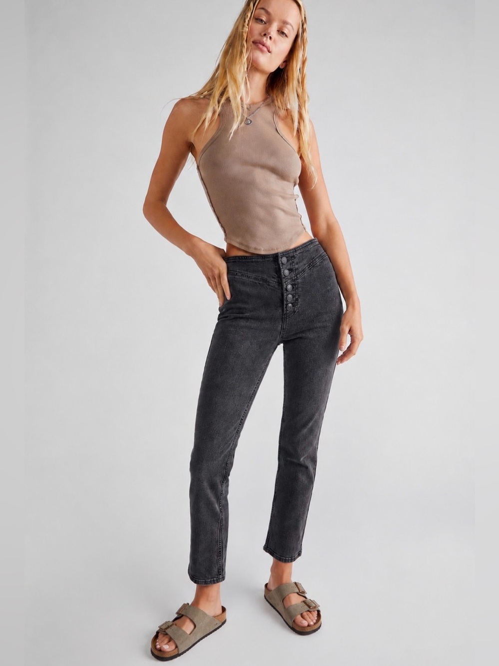 NWT Free People Tex Slim Jeans